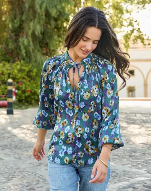 Polin et moi | Floral Blouse Jalila