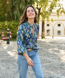 Polin et moi | Floral Blouse Jalila