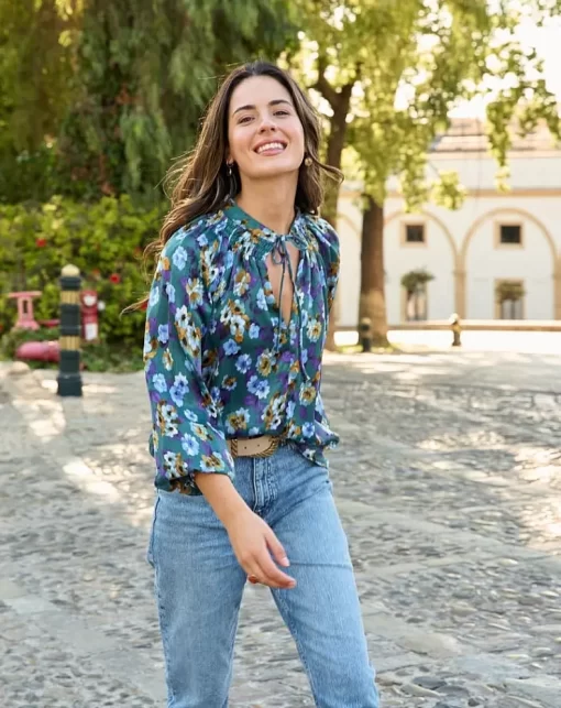 Polin et moi | Floral Blouse Jalila