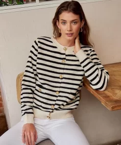 Polin et moi | Nahid Striped Cardigan