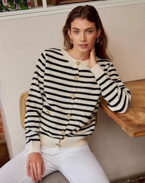 Polin et moi | Nahid Striped Cardigan