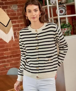 Polin et moi | Nahid Striped Cardigan