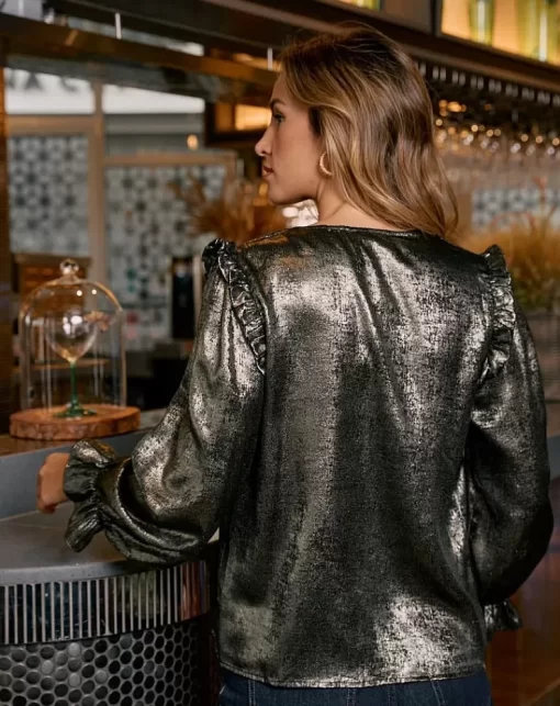 Polin et moi | Paoli Metallic Blouse