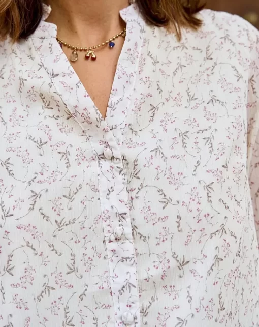 Polin et moi | Pecky Flowers Blouse