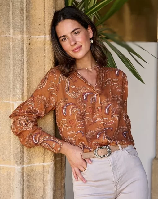 Polin et moi | Printed Blouse Manuella