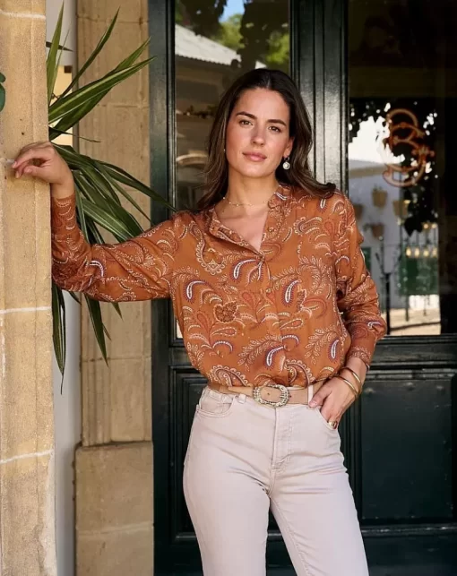 Polin et moi | Printed Blouse Manuella