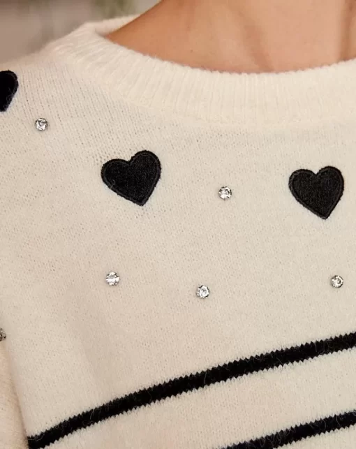 Polin et moi | Sweater Mery Hearts